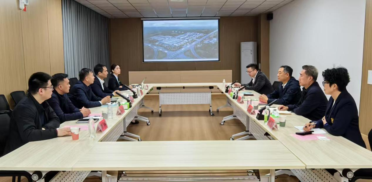 乔晓林会长一行到石家庄市交投冷链物流有限公司调研